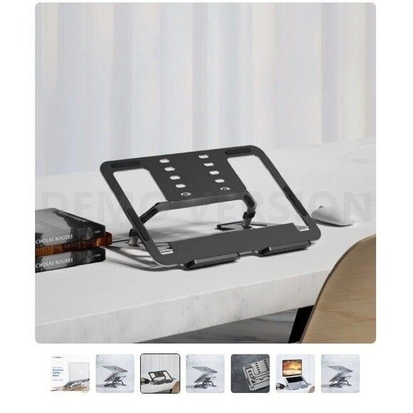 Apple Macbook Tablet- Stand- Ergonomic , Ipad Air Pro- NEW - Picture 4 of 9